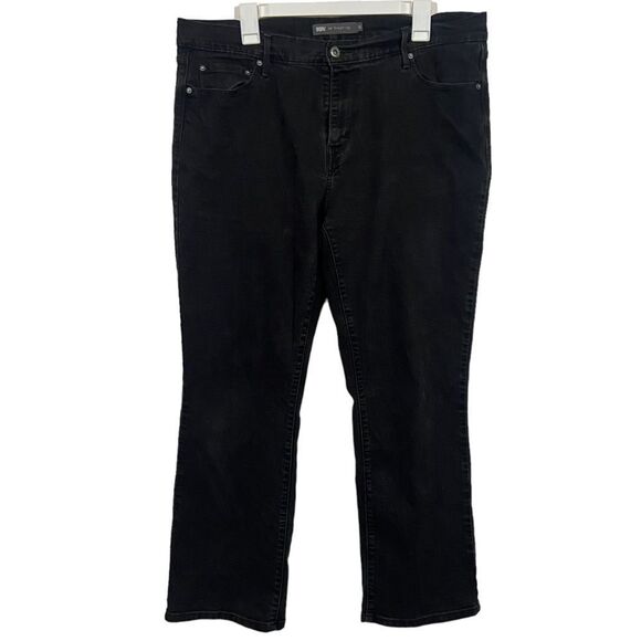 Levi’s Plus Size 505 Black Straight Leg Jeans - Picture 1 of 3